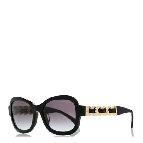 CHANEL Acetate Chain Sunglasses 5465